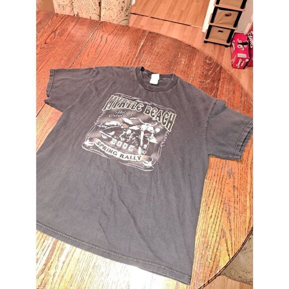 XL Tennessee River 2006 Myrtle Beach Motorcycle Spring Rally Tee TShirt Top - Picture 1 of 7